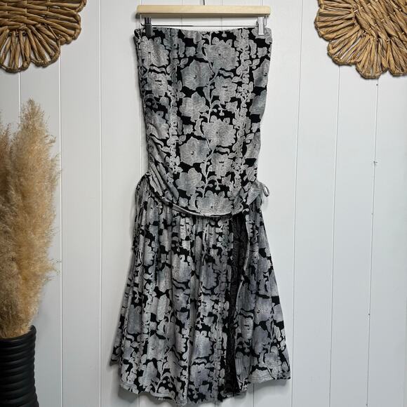 Free People set co-ord top and midi skirt pleated matching set boho XS - Picture 7 of 13